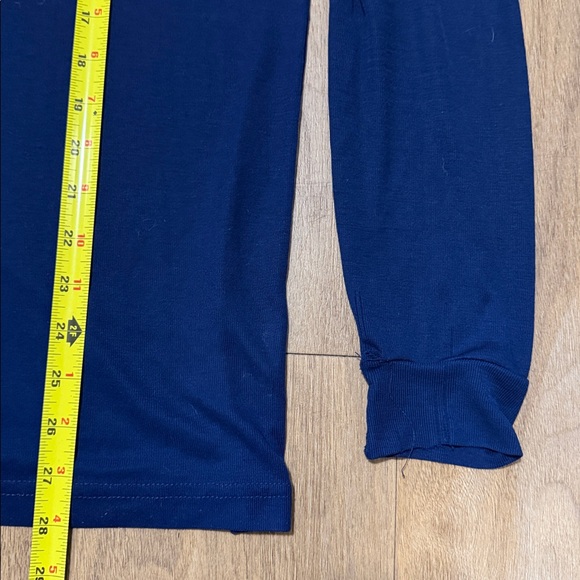 Vintage Patagonia Capilene Men’s Quarter Zip Baselayer Pullover Blue - Picture 2 of 5